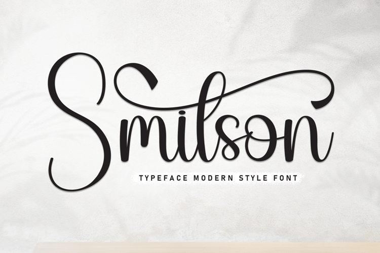 Preview of Smitson Font
