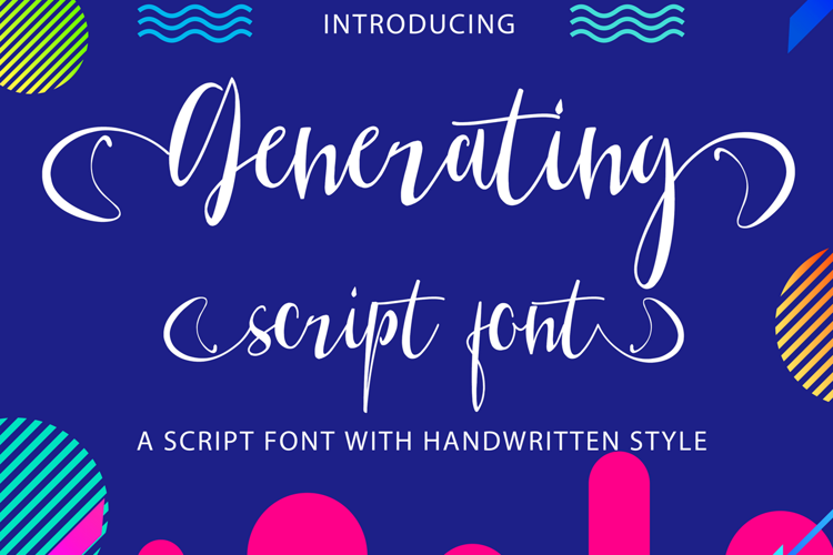 Generating Script Font