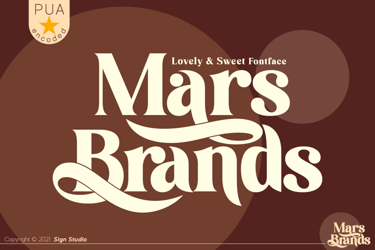 Mars Brands Font