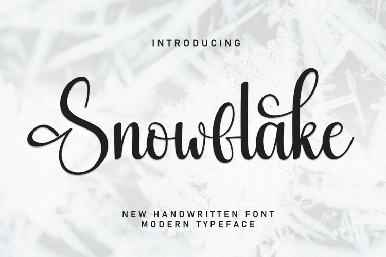 Preview of Snowflake Font
