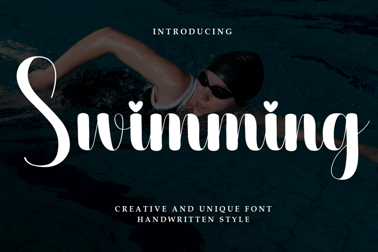 Swimming Font