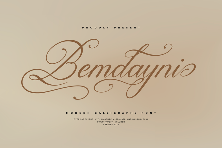 Bemdayni Font