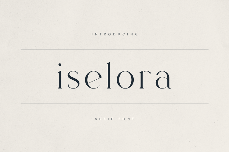 Preview of Iselora Font