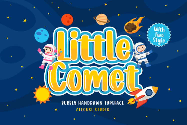 Little Comet Version Font