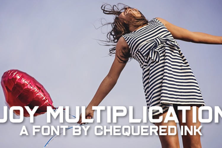 Joy Multiplication Font