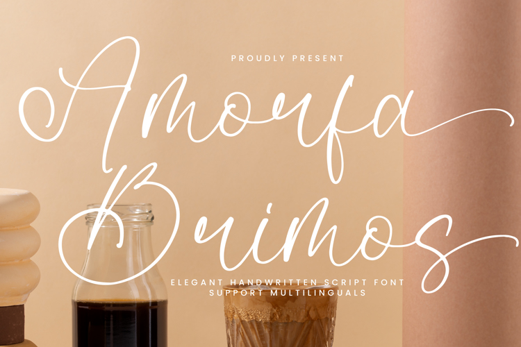Preview of Amorfa Brimos Font