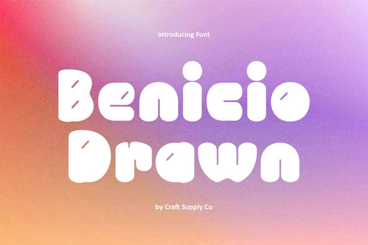 Benicio Drawn Font