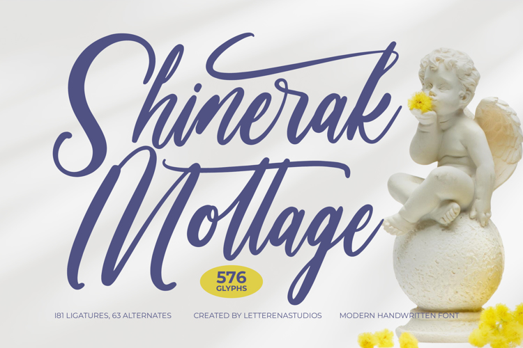 Preview of Shinerak Mottage VERSION Font