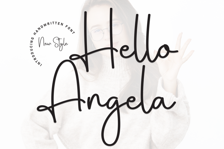 Preview of Hello Angela Font