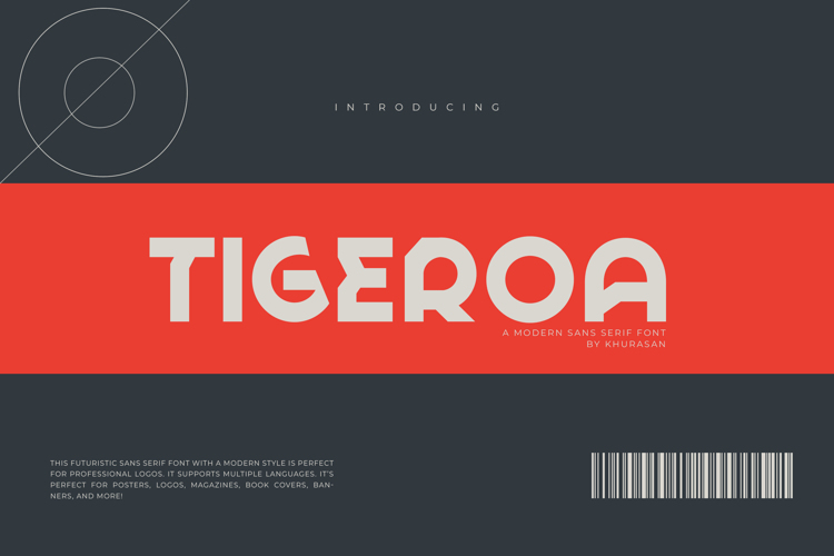 Preview of Tigeroa Font