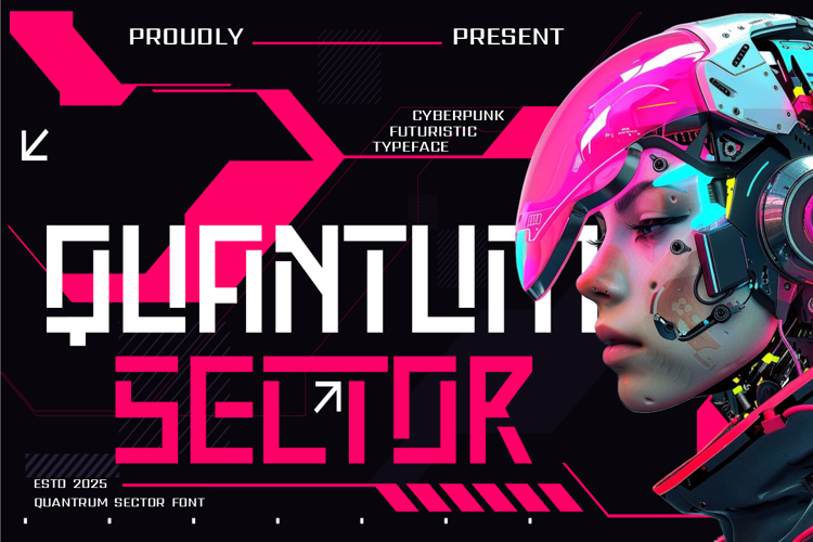 Preview of Quantum Sector Font