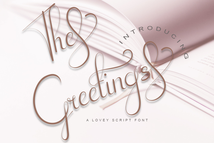 The Greetings Font