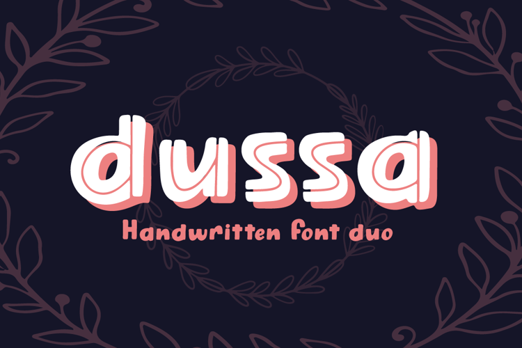 Dussa Display Font