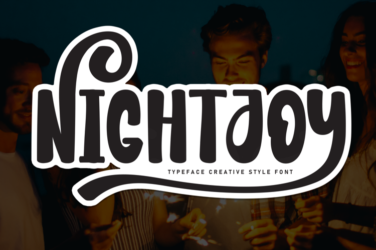Preview of Nightjoy Font