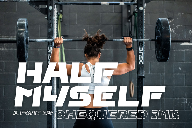 Preview of Half Myself Font