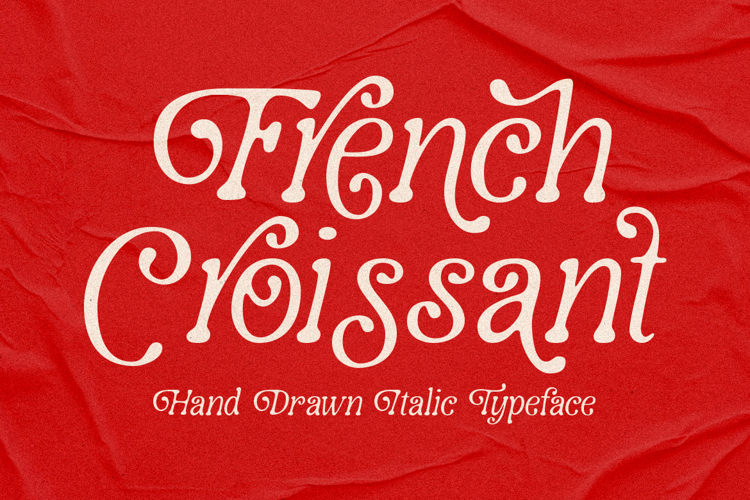 French Croissant Font