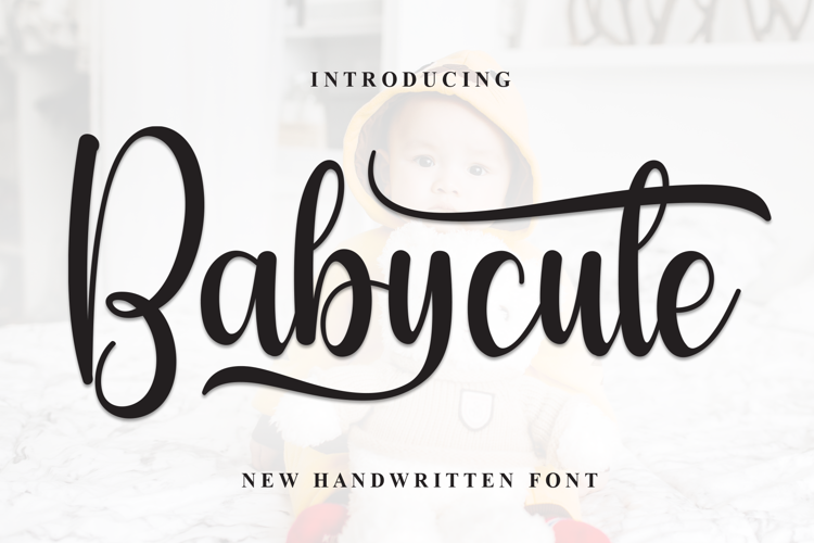 Preview of Babycute Font
