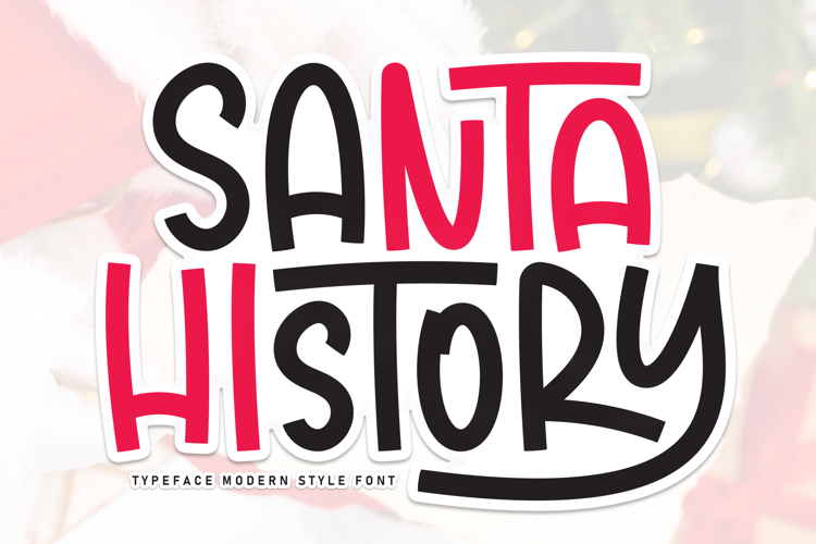 Preview of Santa History Font