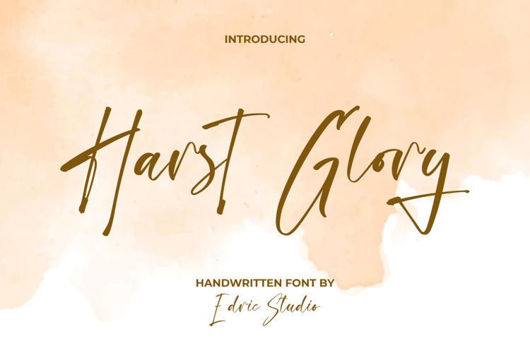 Harst Glory Font
