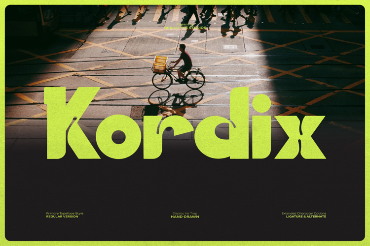 Preview of Kordix Font
