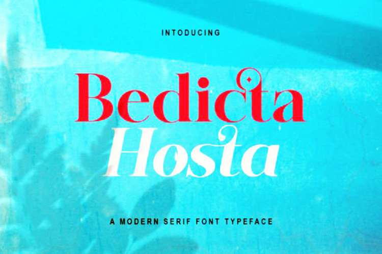 Bedicta Hosta Serif Font