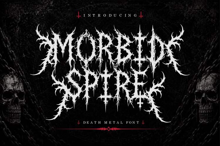 Preview of Morbid Spire Font