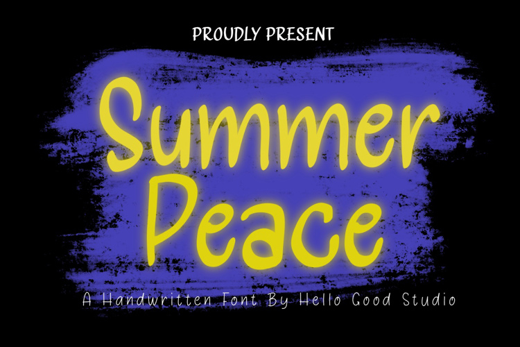 Preview of Summer Peace Font