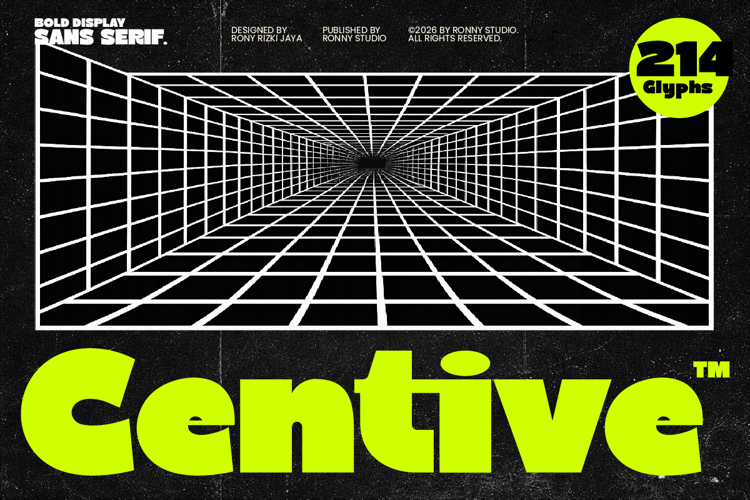 Preview of Centive Font