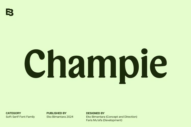 Preview of Champie Font