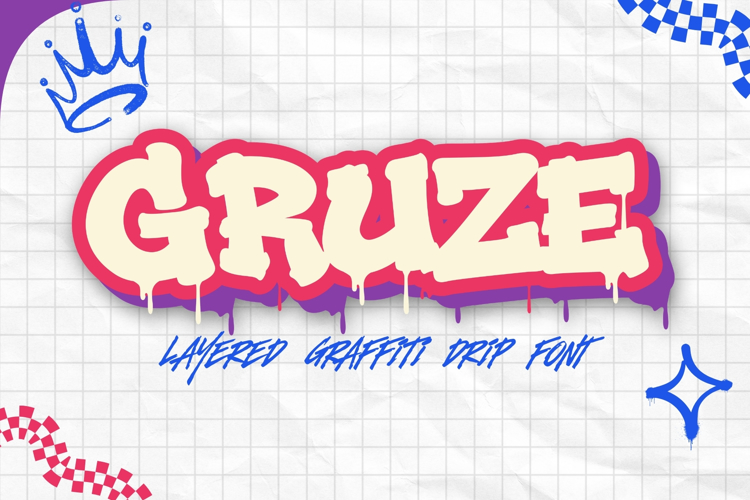 Preview of Gruze Font