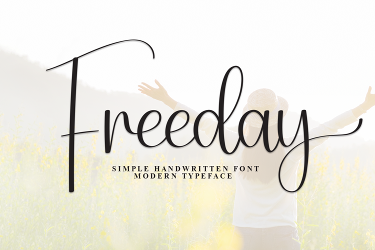 Preview of Freeday Font