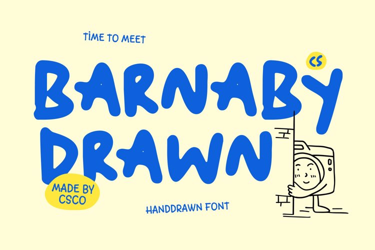 Preview of CS Barnaby Drawn Font
