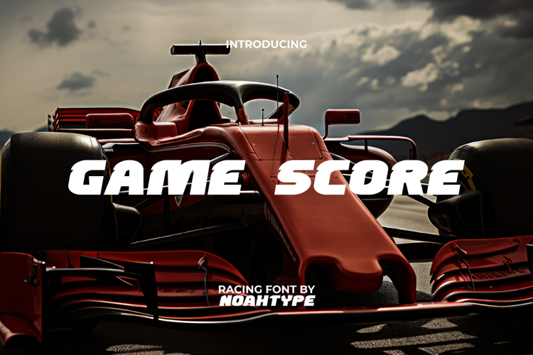 Preview of Game Score Font
