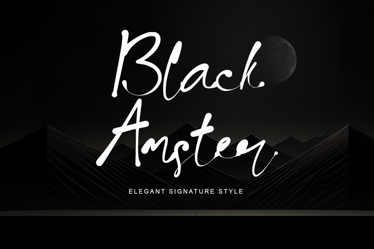 Black Amster Font