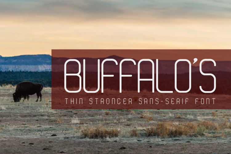Buffalo 's - Font