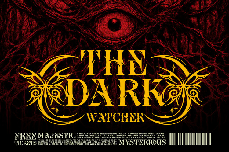 Preview of Ocular Doom Font