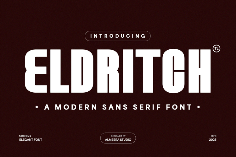 Preview of Eldritch Font