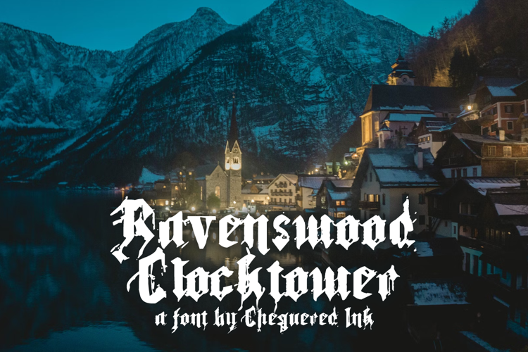 Ravenswood Clocktower Font