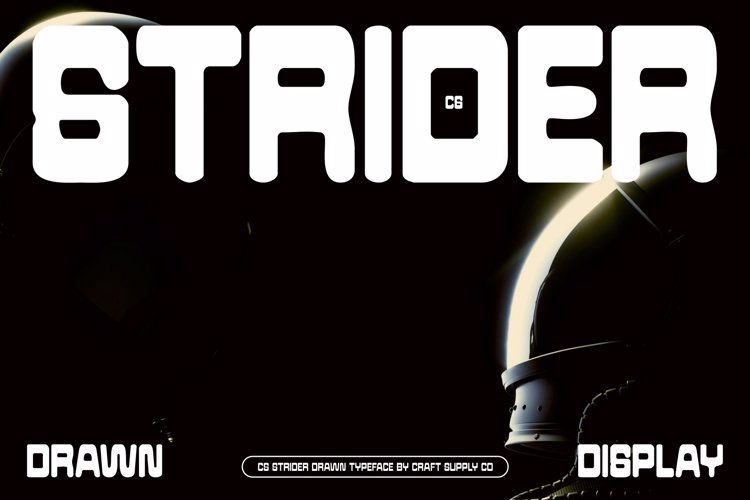 Preview of CS Strider Drawn Font