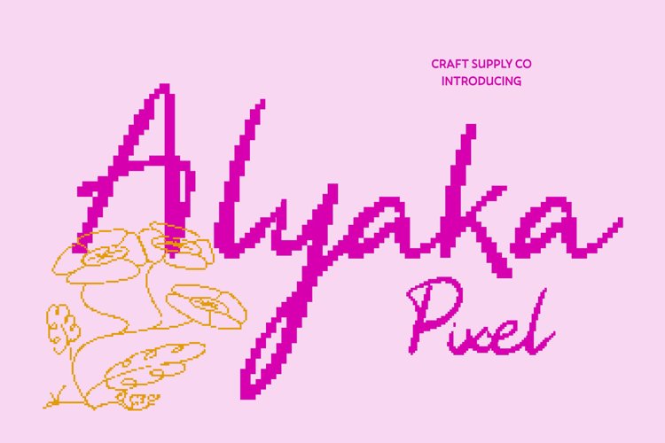 Preview of CS Alyaka Pixel Font