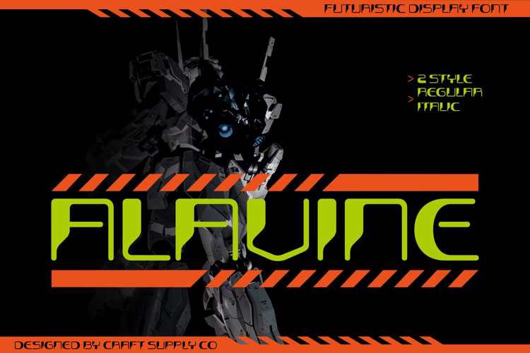 Preview of Alavine Font