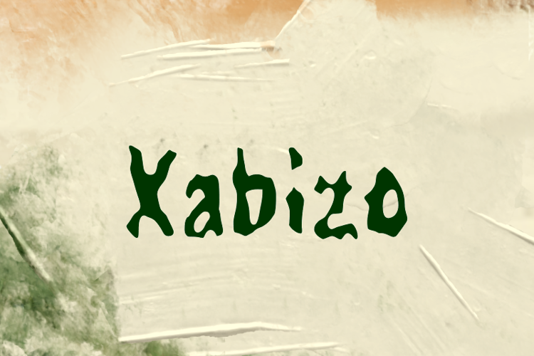 Preview of x  Xabizo Font