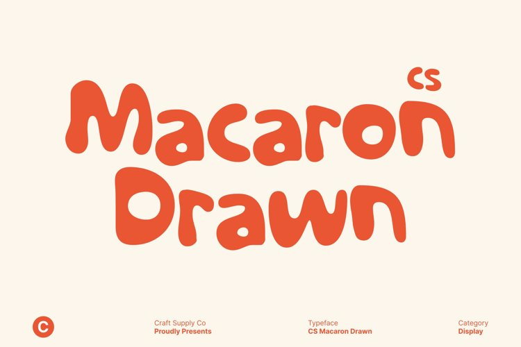 Preview of CS Macaron Font