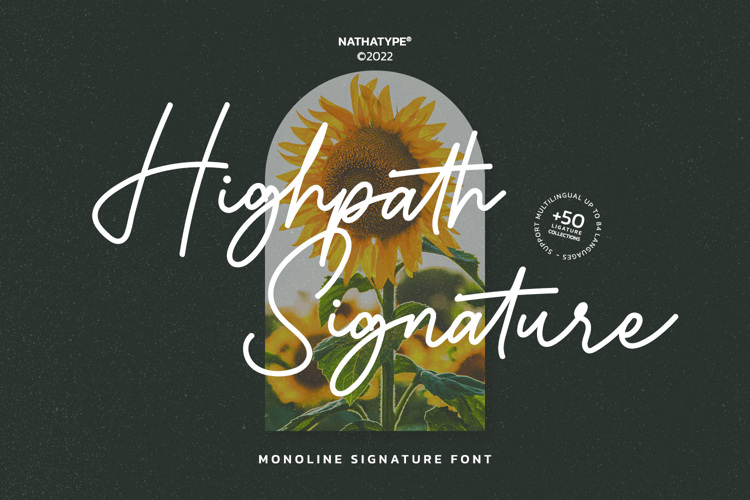 Highpath Signature Font