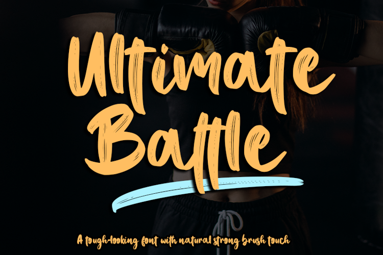 Ultimate Battle - Font