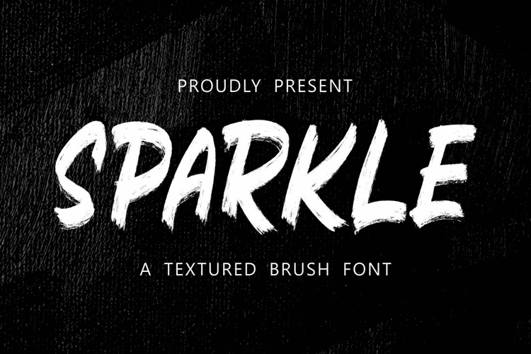 SPARKLE BRUSH Font