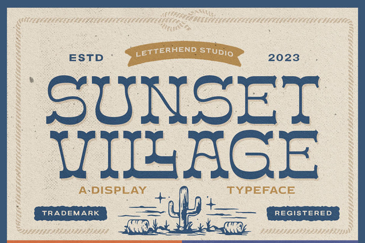 Sunset Village Font