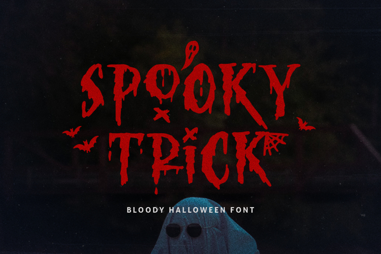 Preview of Spooky Trick Font