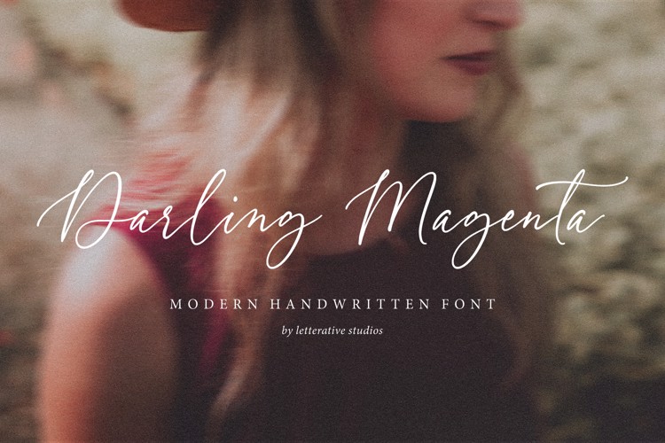 Darling Magenta Font