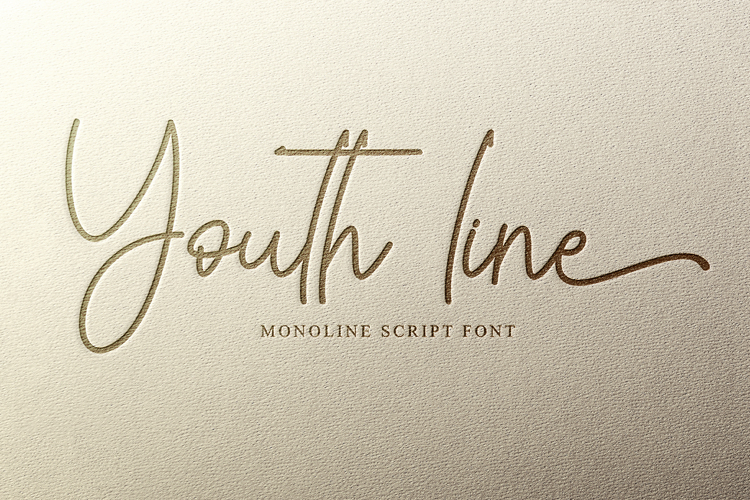 Youth line Font